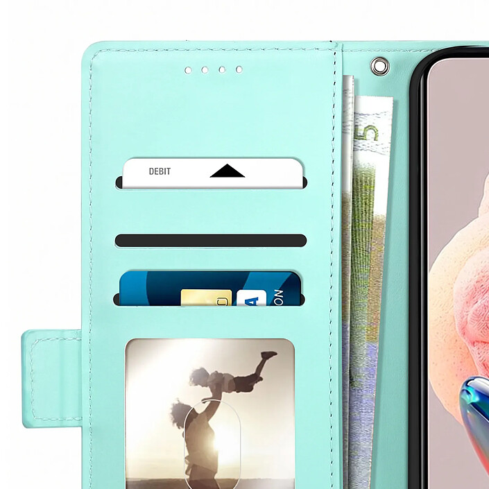 Avis Avizar Étui portefeuille pour Galaxy A27 Effet Cuir Cousu avec Fonction Support