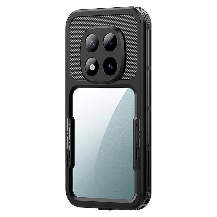 Redpepper Coque pour Redmi Note 15 Pro 5G Étanche IP68 Protection Intégrale Noir