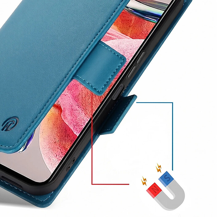 Acheter Avizar Étui portefeuille pour Galaxy A27 Effet Cuir Cousu avec Fonction Support