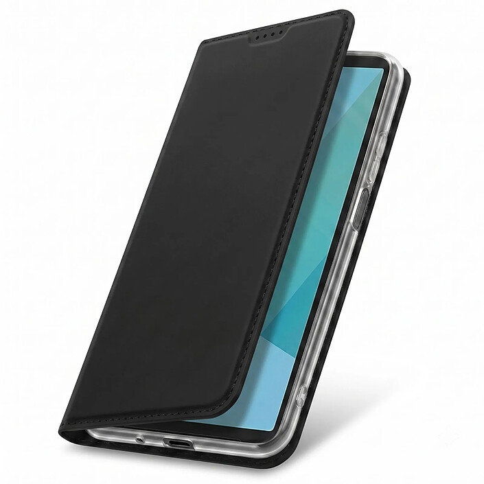 Dux Ducis Étui Skin Pro pour Sony Xperia 10 VII avec Porte carte et Support Vidéo Noir