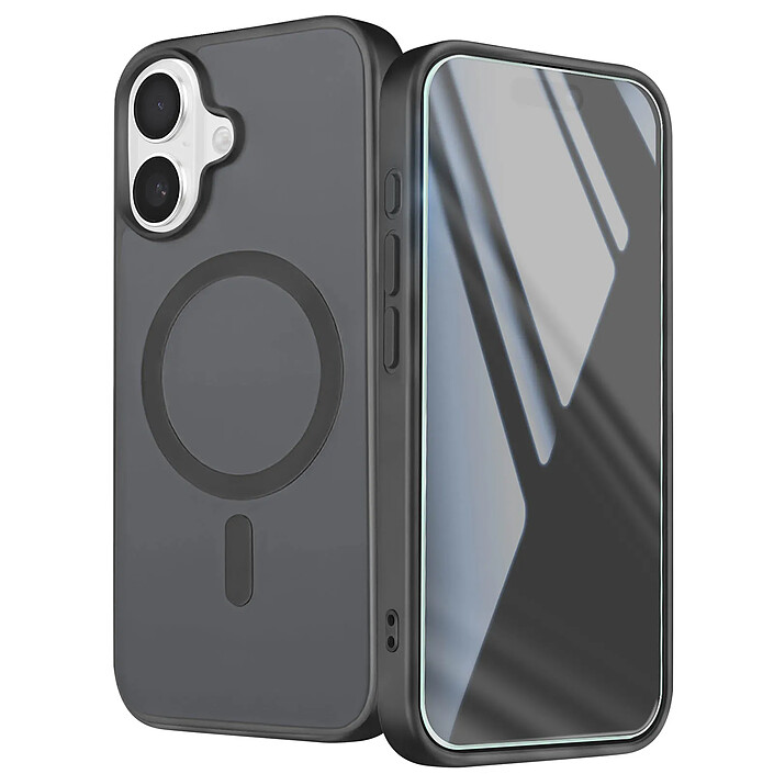 Avizar Pack Coque MagSafe pour iPhone 16 avec 2 Verres Trempés et 2 Protection Caméra pas cher