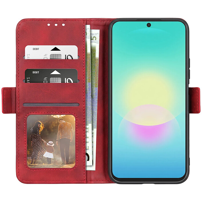 Avizar Étui portefeuille pour Galaxy A27 Effet Cuir Vintage avec Fonction Support pas cher