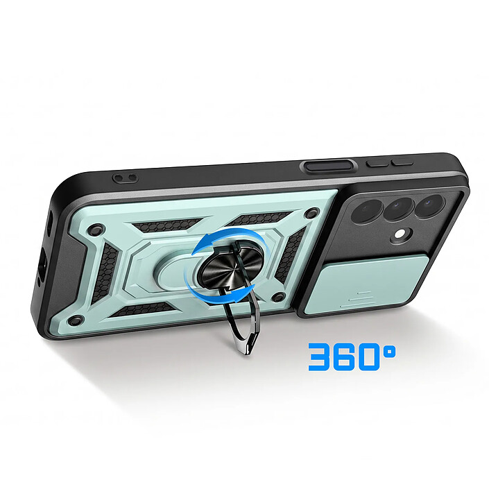 Avis Avizar Coque pour Samsung Galaxy A27 avec Bague Support et Cache Caméra Coulissant