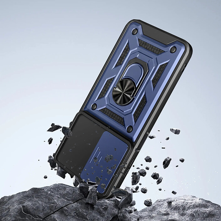 Avizar Coque pour Samsung Galaxy A27 avec Bague Support et Cache Caméra Coulissant pas cher