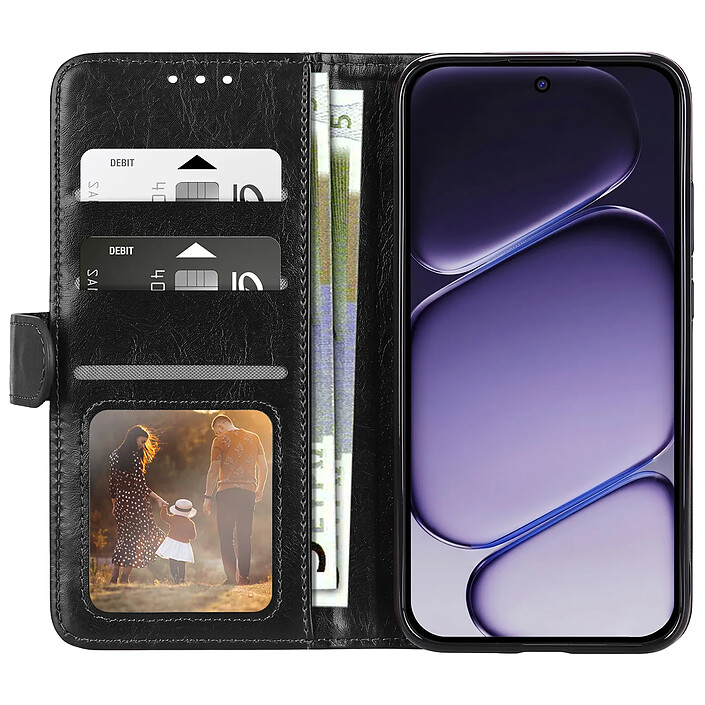 Avizar Étui pour OnePlus Nord 6 Modèle Crazy Horse avec Porte-cartes et Support pas cher