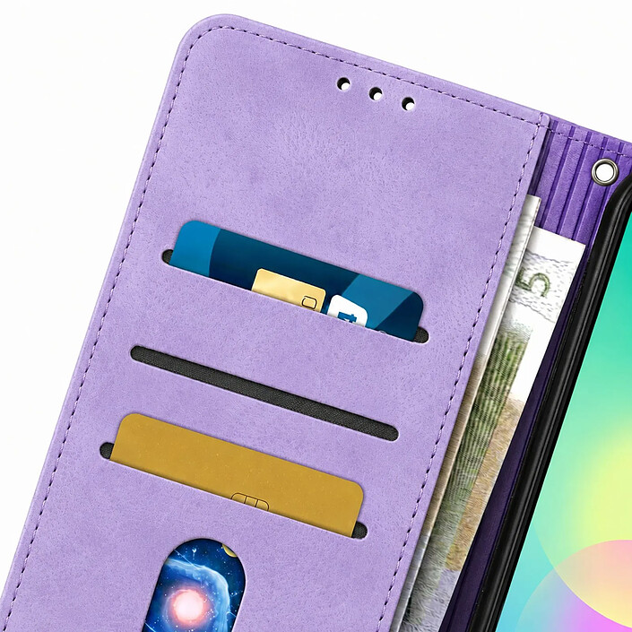 Avis Avizar Étui portefeuille pour Galaxy A27 Motif Fleur de Lys avec Fonction Support