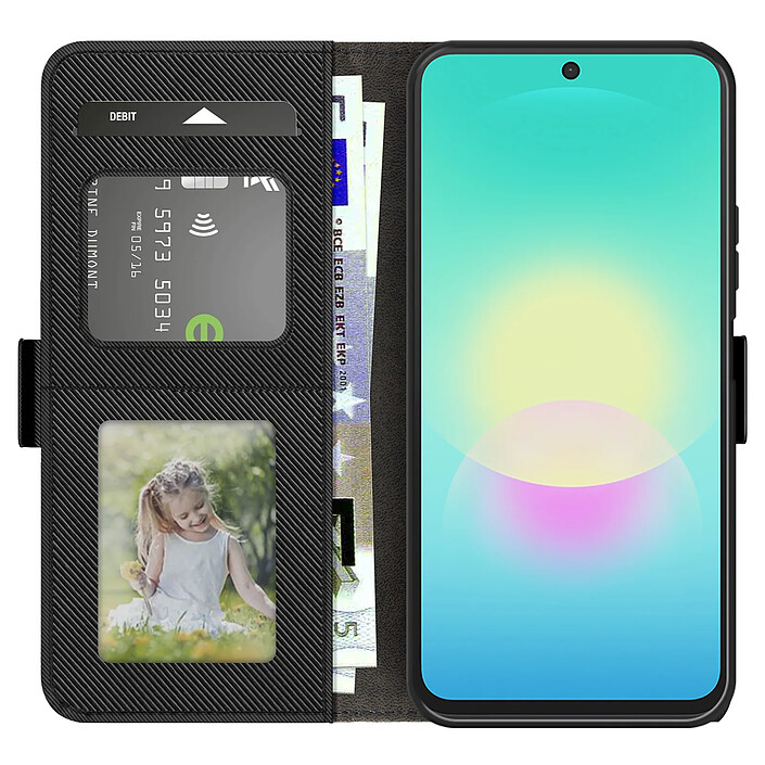 Avizar Étui Portefeuille pour Galaxy A27 avec Miroir et Porte-cartes Amovible pas cher