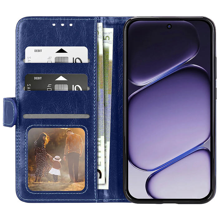 Avizar Étui pour OnePlus Nord 6 Modèle Crazy Horse avec Porte-cartes et Support pas cher