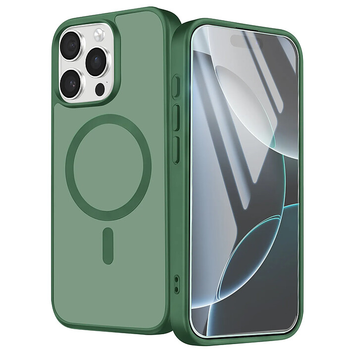 Avizar Pack Coque MagSafe iPhone 16 Pro avec 2 Verres Trempés et 2 Protection Caméra pas cher