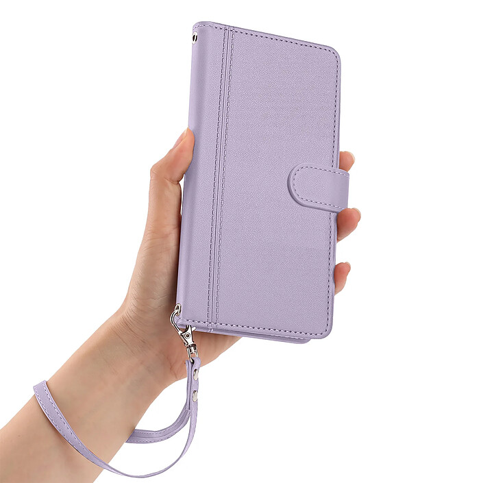Avizar Étui Maxi-Portefeuille pour Honor 600 Smart avec Dragonne Amovible pas cher