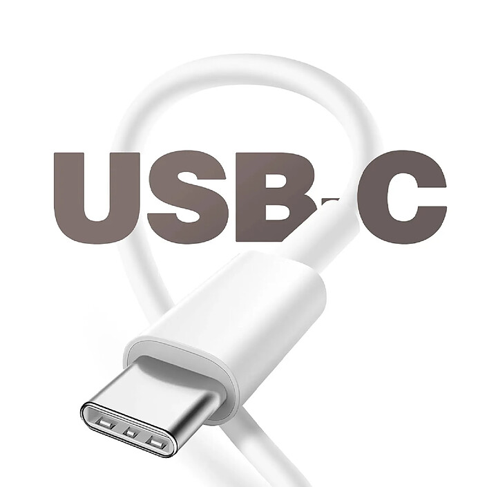Avis Grab 'N Go Câble USB-C vers USB-C 2m 60W Charge Rapide et Transfert de Données Blanc
