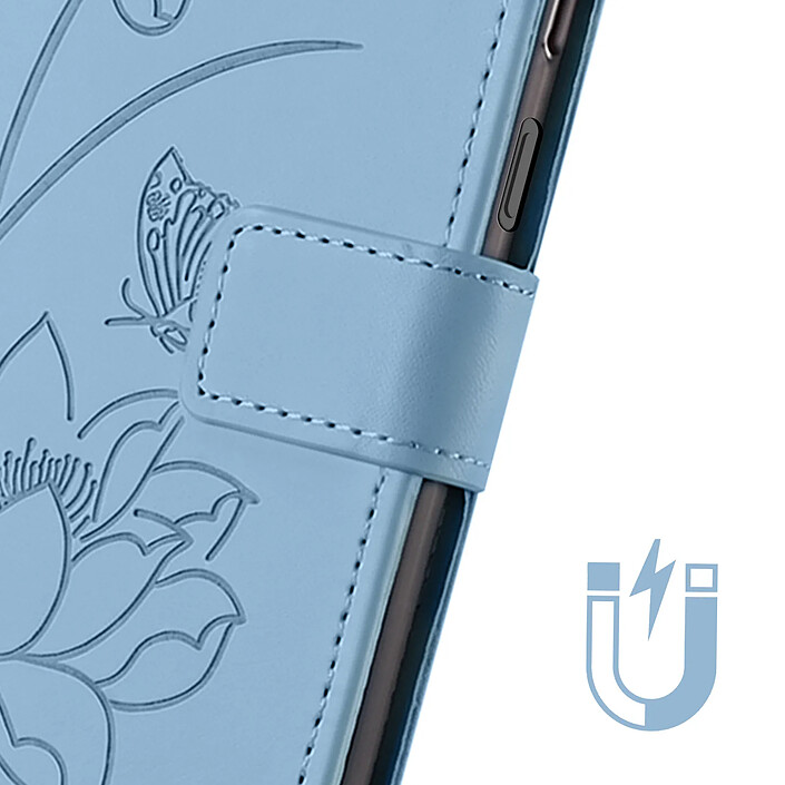 Avis Avizar Étui Portefeuille pour Honor 600 Smart Motif Lotus Oriental avec Dragonne