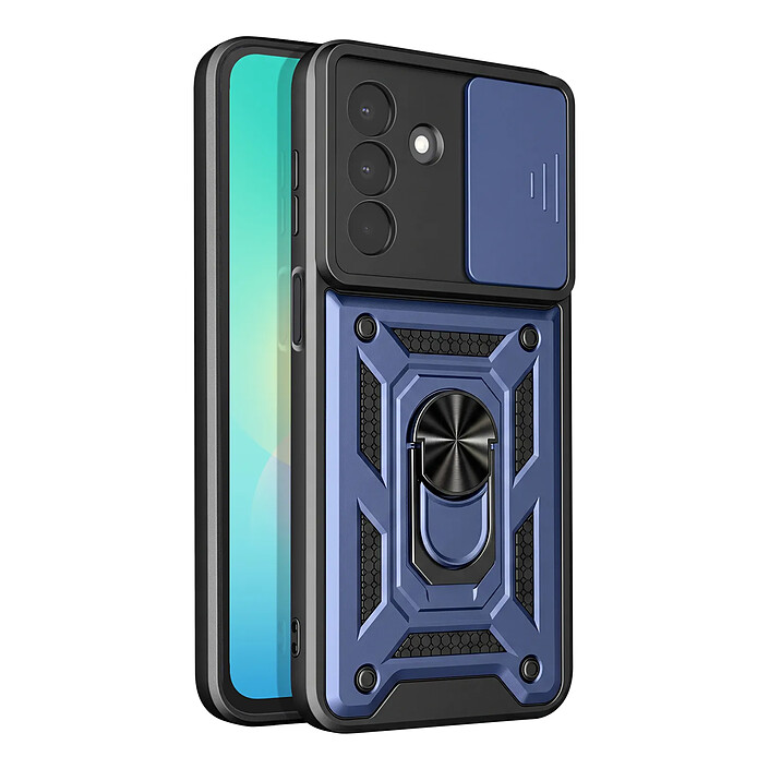 Avizar Coque pour Samsung Galaxy A27 avec Bague Support et Cache Caméra Coulissant