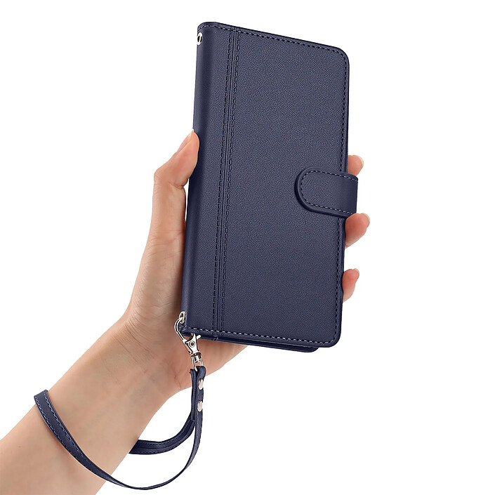 Avizar Étui Maxi-Portefeuille pour Honor 600 Smart avec Dragonne Amovible pas cher