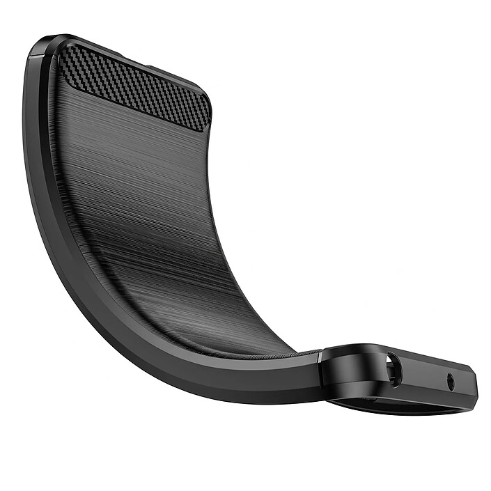 Avizar Coque pour Xperia 10 VII en Silicone Effet Carbone Texture Brossée pas cher