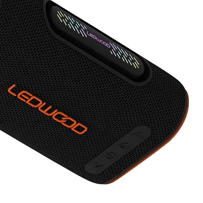 Acheter Ledwood Enceinte Bluetooth Portable Xplor150 10W RMS Étanche IPX6 avec LED d'Ambiance Noir