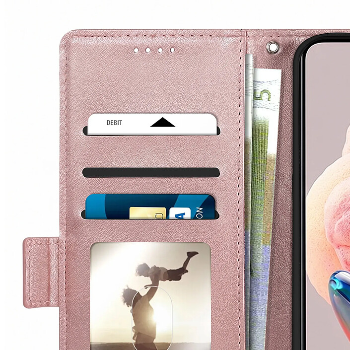 Avis Avizar Étui portefeuille pour Galaxy A27 Effet Cuir Cousu avec Fonction Support