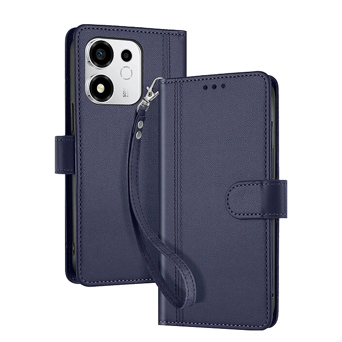 Avizar Étui Maxi-Portefeuille pour Honor 600 Smart avec Dragonne Amovible