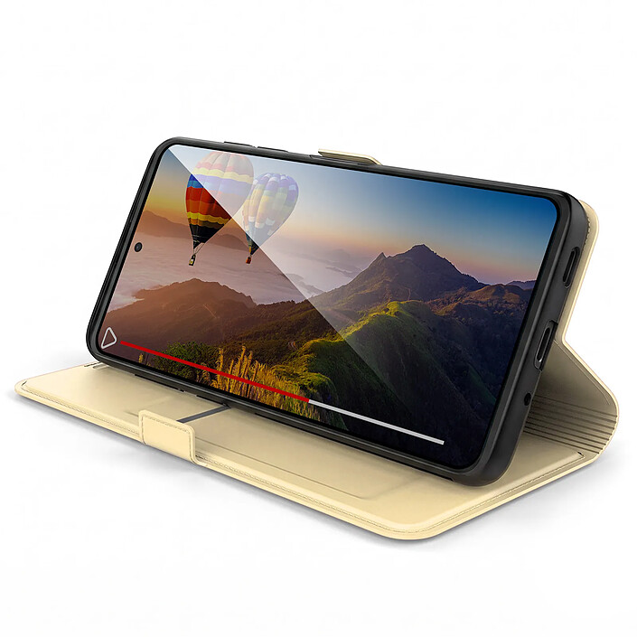 Acheter Avizar Étui portefeuille pour Galaxy A27 Effet Cuir Mat avec Support Vidéo
