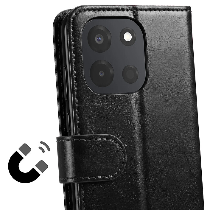 Avis Avizar Étui pour OnePlus Nord 6 Modèle Crazy Horse avec Porte-cartes et Support
