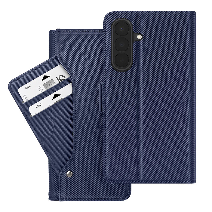 Avizar Étui Portefeuille pour Galaxy A27 avec Miroir et Porte-cartes Amovible