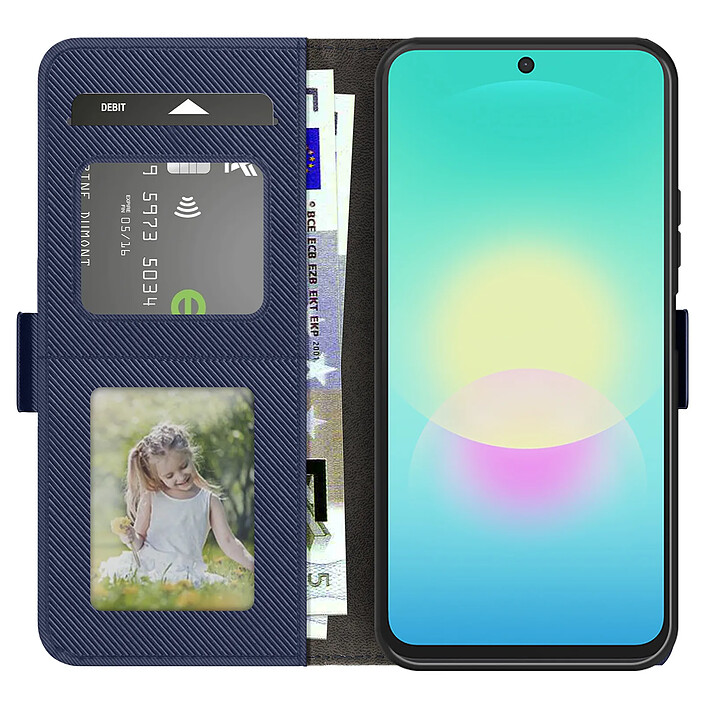 Avizar Étui Portefeuille pour Galaxy A27 avec Miroir et Porte-cartes Amovible pas cher