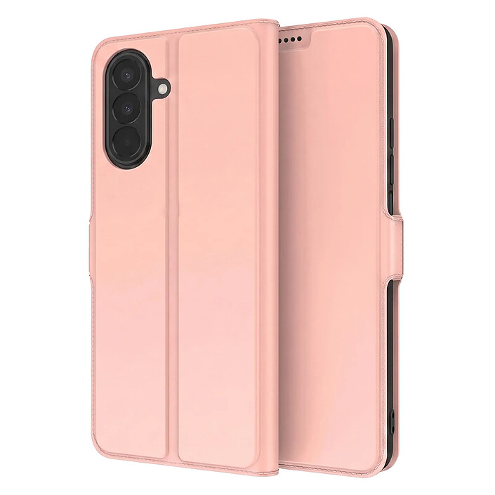 Avizar Étui portefeuille pour Galaxy A27 Effet Cuir Mat avec Support Vidéo