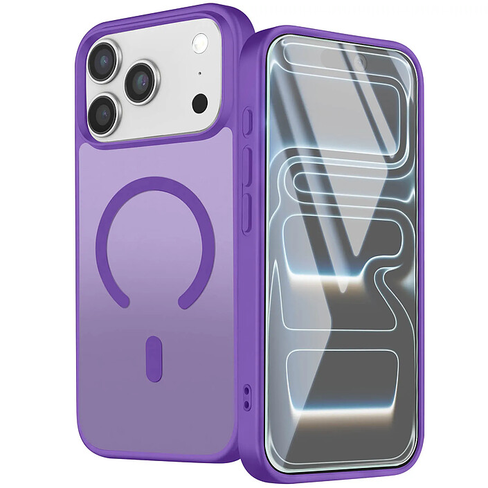 Avizar Pack Coque MagSafe iPhone 17 Pro Max avec 2 Verres Trempés et 2 Verres Caméra pas cher