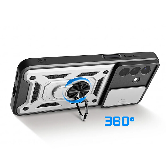 Avis Avizar Coque pour Samsung Galaxy A27 avec Bague Support et Cache Caméra Coulissant