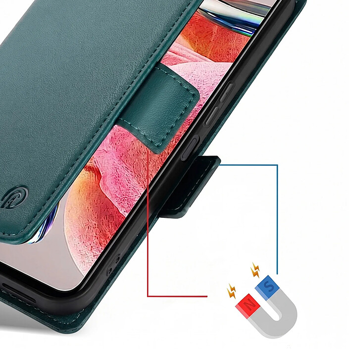 Acheter Avizar Étui portefeuille pour Galaxy A27 Effet Cuir Cousu avec Fonction Support
