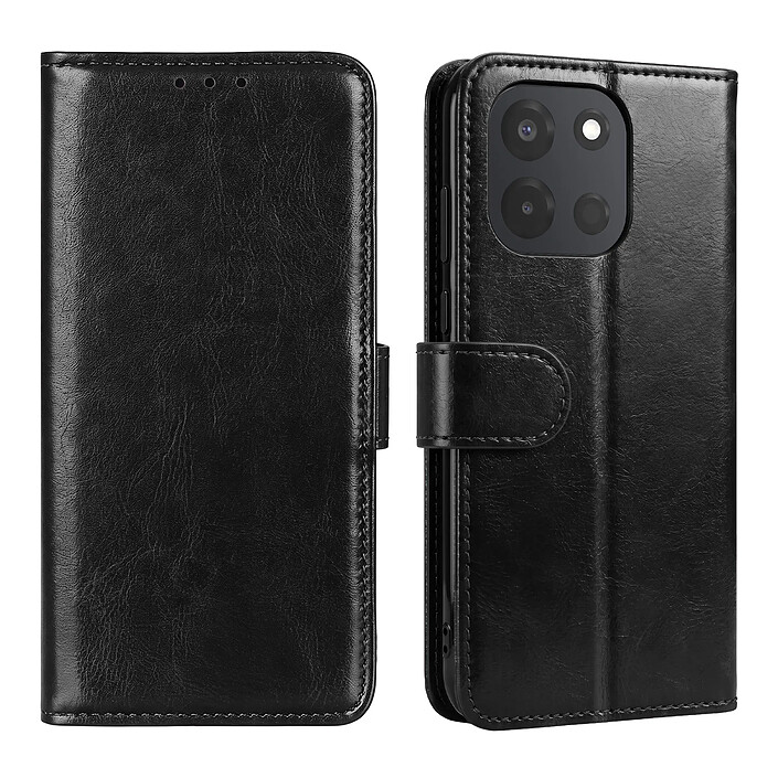 Avizar Étui pour OnePlus Nord 6 Modèle Crazy Horse avec Porte-cartes et Support