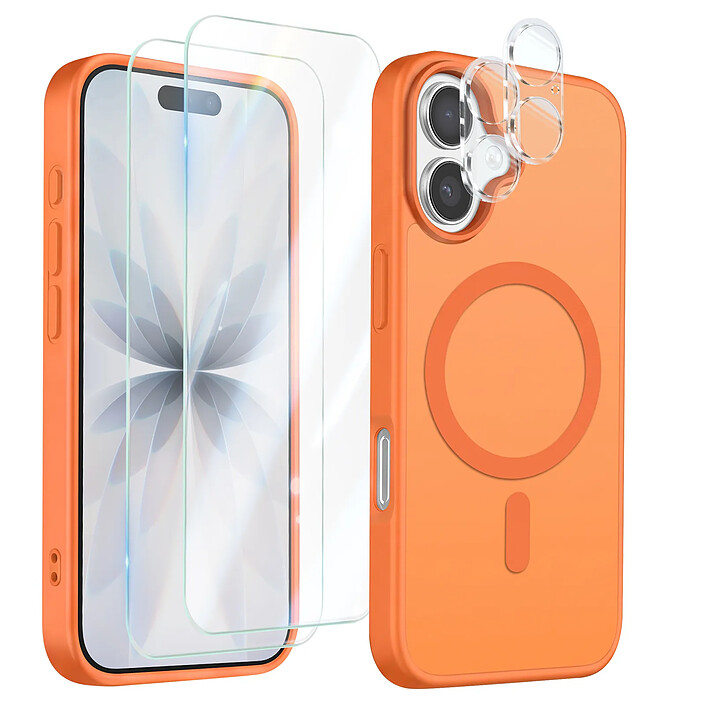 Avizar Pack Coque MagSafe pour iPhone 17 avec 2 Verres Trempés et 2 Protection Caméra