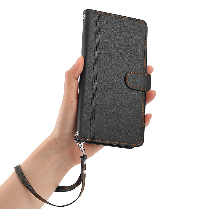 Avizar Étui Maxi-Portefeuille pour Honor 600 Smart avec Dragonne Amovible pas cher
