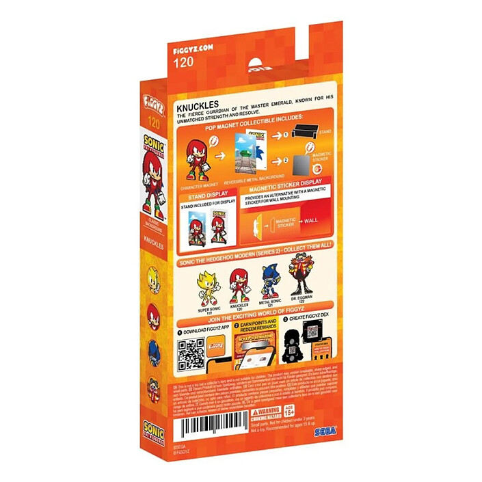 Avis Sonic the Hedgehog (Modern) - Magnet à collectionner FiGGYZ Knuckles 11 cm