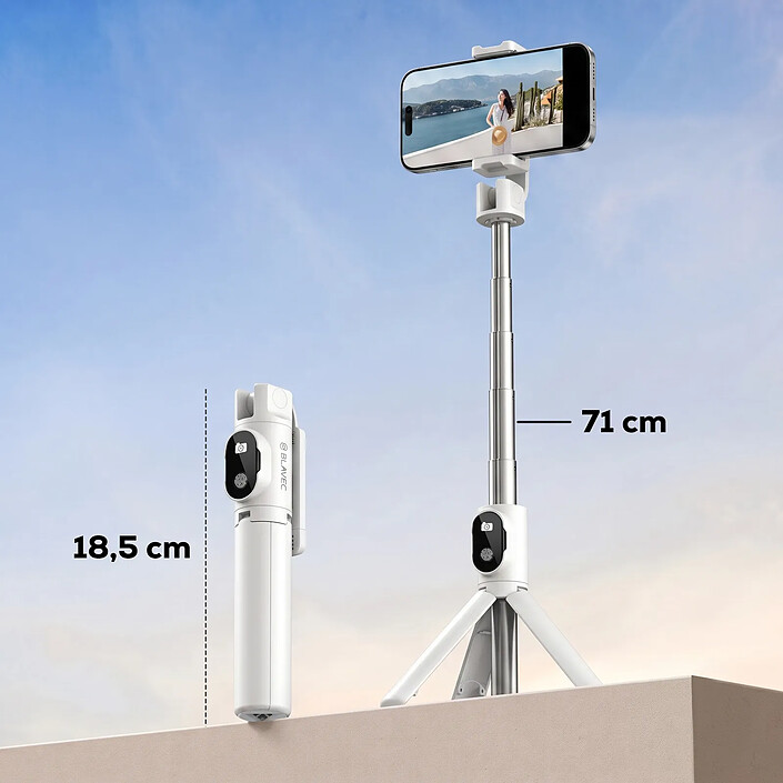 Avizar Perche à Selfie pour Smartphone Trépied Extensible avec Pinces Ajustables pas cher