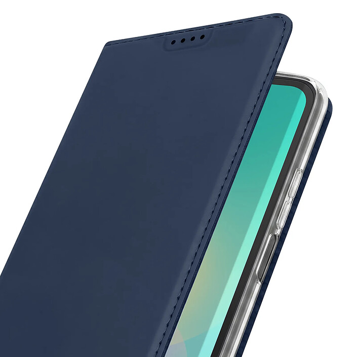 Acheter Dux Ducis Étui pour Galaxy A27 Série Skin Pro avec Porte-Carte et Support Vidéo Bleu nuit