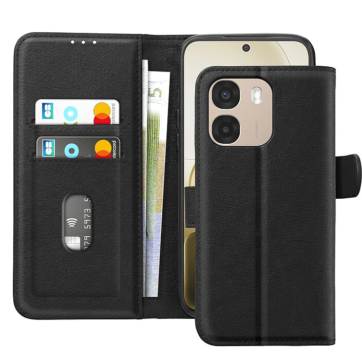 Avizar Étui Chesterfield pour Oppo A6x avec Porte-Cartes et Support
