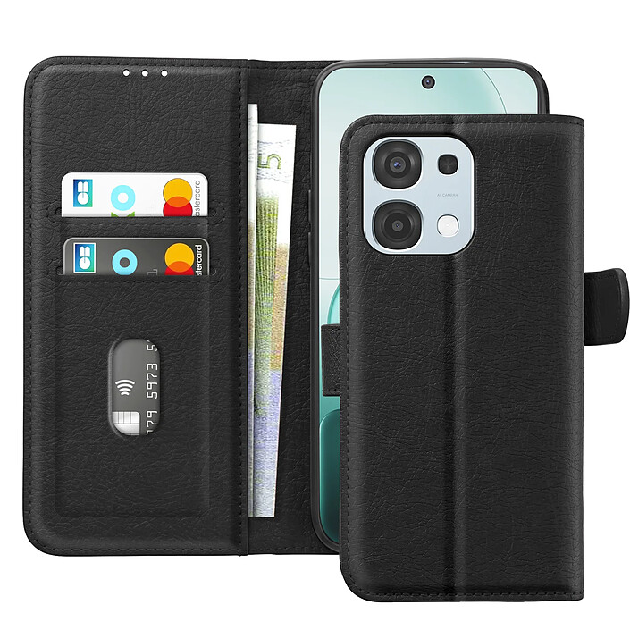 Avizar Étui Chesterfield pour Oppo A6 Pro avec Porte-Cartes et Support