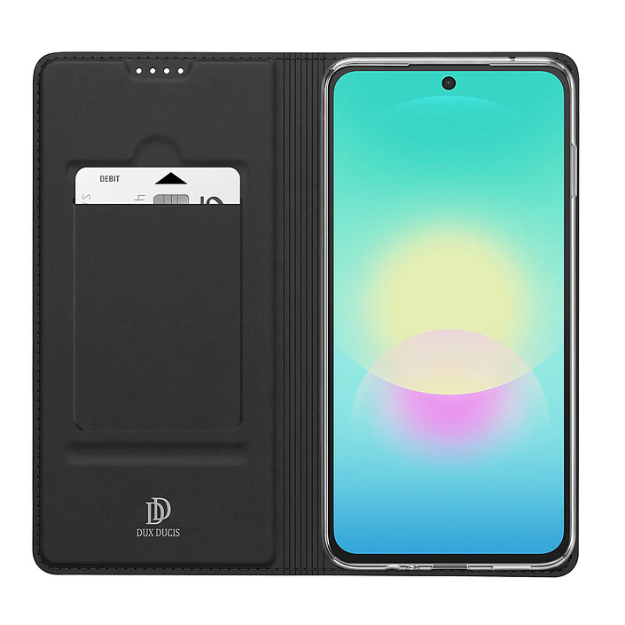 Dux Ducis Étui pour Galaxy A27 Série Skin Pro avec Porte-Carte et Support Vidéo Noir pas cher