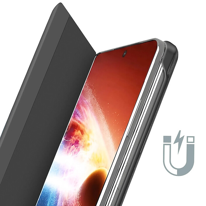Avizar Étui Folio à Fenêtre pour Honor Magic V6 avec Support et Fonction Mise en veille pas cher