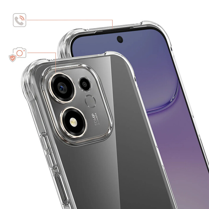 Avis Avizar Coque pour Honor 600 Smart en Silicone Souple avec Coins Renforcés