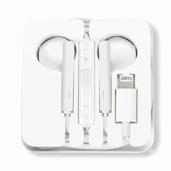 Avis Avizar Écouteurs Filaires Lightning pour iPhone 14 avec Micro intégré Blanc