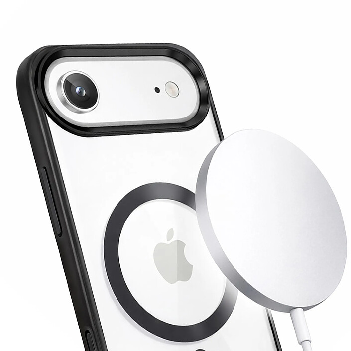 Acheter Jaym Coque Bumper pour iPhone Air compatible MagSafe avec Coins Renforcés Noir / Transparent