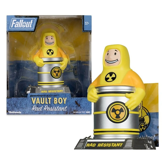 Fallout - Statuette Vault Boy (Rad Resistant) 14 cm pas cher
