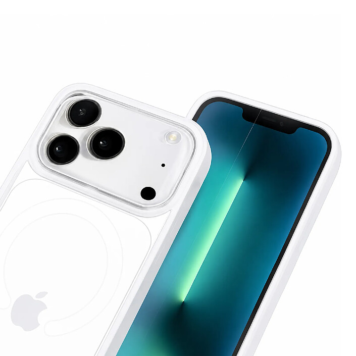 Acheter Jaym Coque Bumper pour iPhone 17 Pro Max Compatible MagSafe avec Contour Renforcé Blanc / Transparent