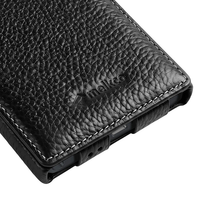 Avis Melkco Étui pour Galaxy S26 Ultra Clapet Vertical Compatible MagSafe / Charge Qi2 Noir