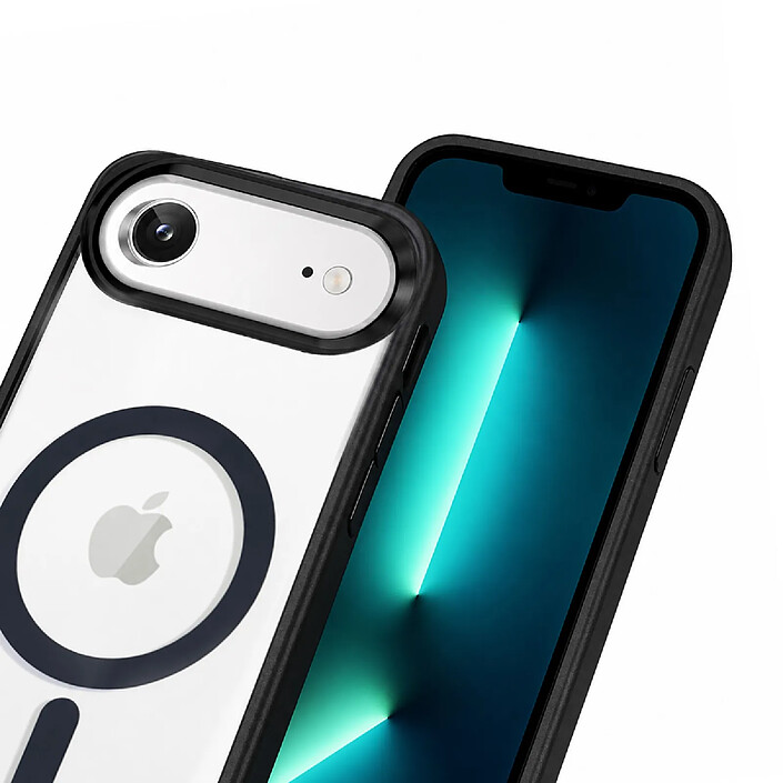 Avis Jaym Coque Bumper pour iPhone Air compatible MagSafe avec Coins Renforcés Noir / Transparent