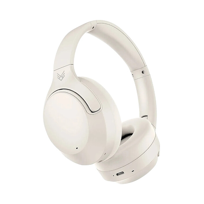 Avis Audeeo Casque Audio Bluetooth 5.3 avec Réduction de Bruit ANC 55h Modèle Melovibe Beige