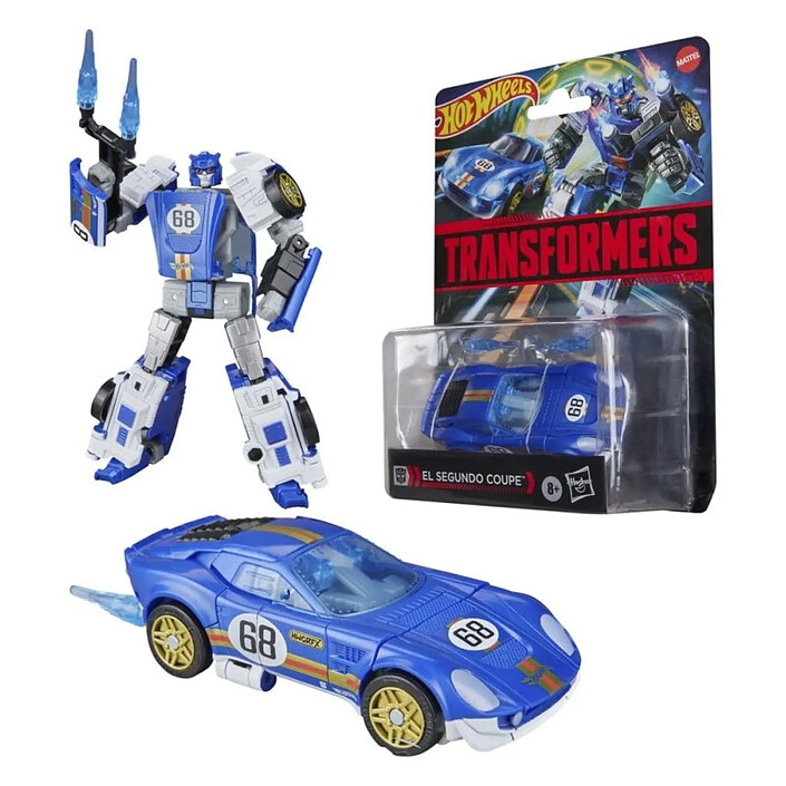 Avis Transformers X Hot Wheels Collaborative - Figurine Deluxe Class El Segundo Coupe 13 cm