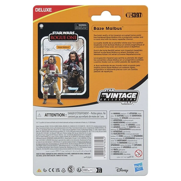 Star Wars: Rogue One - Figurine Vintage Collection Baze Malbus 10 cm pas cher